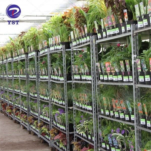 Metal Mesh Pallet Flowers Trolley